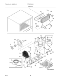 SYSTEM Diagram and Parts List for FRT21IS6JW3  Frigidaire Refrigerator