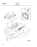 Part Location Diagram of 154486001 Frigidaire PANEL