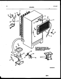 SYSTEM AND AUTOMATIC DEFROST PARTS Diagram and Parts List for PRT193MCH1  Frigidaire Refrigerator