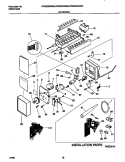 ICE MAKER Diagram and Parts List for FRS22ZGGD2  Frigidaire Refrigerator