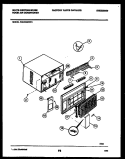 CABINET PARTS Diagram and Parts List for WAS189P2K1  Frigidaire Air Conditioner