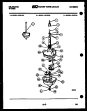 TRANSMISSION PARTS Diagram and Parts List for AW700C2D  Kelvinator Washer