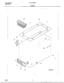 CABINET Diagram and Parts List for CFC09M4HW0  Uni Freezer