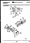 REFRIGERATOR CONTROL ASSEMBLY, DAMP Diagram and Parts List for RS220MCV0  Frigidaire Refrigerator