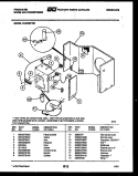 ELECTRICAL PARTS Diagram and Parts List for FAC055P7B1  Frigidaire Air Conditioner