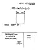 COVER Diagram and Parts List for GLWS1649AS0  Frigidaire Washer