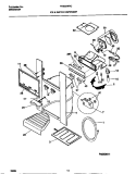 ICE & WATER DISPENSER Diagram and Parts List for FRS22WRCD2  Frigidaire Refrigerator