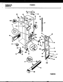 CABINET PARTS Diagram and Parts List for FRS28XHAB1  Frigidaire Refrigerator