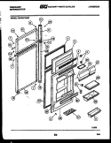 Part Location Diagram of 5318468709 Frigidaire PANEL-Freezer  DOOR