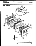 Part Location Diagram of 5303269554 Frigidaire GLASS RETAINER