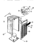 CABINET & CONTROL PARTS Diagram and Parts List for MC13S4GTNA  Gibson Dehumidifier