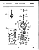 TRANSMISSION PARTS Diagram and Parts List for LA450AXD1  Frigidaire Washer