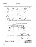 WIRING DIAGRAM Diagram and Parts List for FEF377WJCA  Frigidaire Range