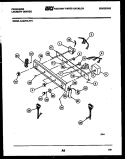 CONSOLE AND CONTROL PARTS Diagram and Parts List for LCG751LW3  Frigidaire Washer Dryer Combo