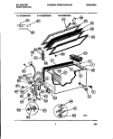 CHEST FREEZER Diagram and Parts List for HFS204FM4W  Kelvinator Freezer