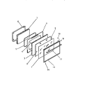 Part Location Diagram of 8013932 Frigidaire FRAME, OUTER DOOR TRIM