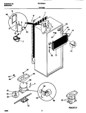 SYSTEM Diagram and Parts List for FRT18INLHW0  Frigidaire Refrigerator