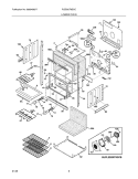 LOWER OVEN Diagram and Parts List for PLEB30T9DCC  Frigidaire Wall Oven