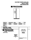 COVER Diagram and Parts List for FRS26ZSHB2  Frigidaire Refrigerator