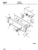 P12C0082 CONTROL PANEL Diagram and Parts List for FWX225RHS0  Frigidaire Washer