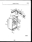 CABINET PARTS Diagram and Parts List for ATG170NCD2  Frigidaire Refrigerator
