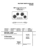 COVER Diagram and Parts List for FEC36C2ASC  Frigidaire Cooktop