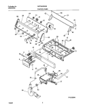 CONTROL PANEL Diagram and Parts List for GWTR645RHS0  Gibson Washer