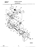 CONTAINER / DRIVE Diagram and Parts List for GRS22WNCD2  Gibson Refrigerator