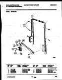 POWER DRY AND MOTOR PARTS Diagram and Parts List for SP550AXR1  Frigidaire Dishwasher