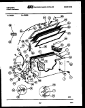 CHEST FREEZER PARTS Diagram and Parts List for CG23B  Frigidaire Freezer