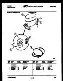 COMPRESSOR PARTS Diagram and Parts List for MC25S7GYNC  Gibson Dehumidifier