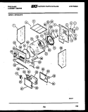 CABINET AND COMPONENT PARTS Diagram and Parts List for LCE752LW0  Frigidaire Washer Dryer Combo