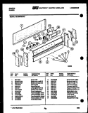 BACKGUARD Diagram and Parts List for CEC3M5WSAD  Gibson Range