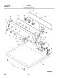 CONTROLS Diagram and Parts List for WGR242AS3  Westinghouse Dryer