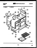 BODY PARTS Diagram and Parts List for G30BCW1  Frigidaire Range