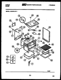 BODY PARTS Diagram and Parts List for 30-3978-00-05  Tappan Range