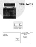 COVER Diagram and Parts List for FFEF4017LBB  Frigidaire Range