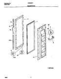 FREEZER DOOR Diagram and Parts List for FRS20QRCD5  Frigidaire Refrigerator
