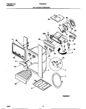 ICE AND WATER DISPENSER Diagram and Parts List for FRS22WNCW0  Frigidaire Refrigerator