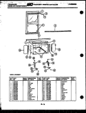 WINDOW MOUNTING PARTS Diagram and Parts List for AR18NS5F1  Frigidaire Air Conditioner
