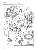 ICE MAKER Diagram and Parts List for FRS26ZPHD1  Frigidaire Refrigerator