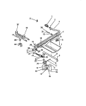 BURNERS, IGNITORS, CONTROLS Diagram and Parts List for GG32PCW0  Frigidaire Range