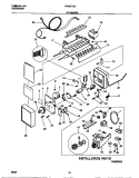 ICE MAKER Diagram and Parts List for FRT21TSCD4  Frigidaire Refrigerator