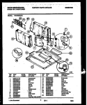 SYSTEM PARTS Diagram and Parts List for WAH09EP2T2  Frigidaire Air Conditioner