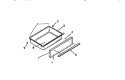 DRAWER Diagram and Parts List for KS220GDD1  Frigidaire Range