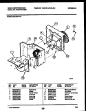 AIR HANDLING PARTS Diagram and Parts List for MAC063P7A1  Frigidaire Air Conditioner