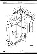 CABINET PARTS Diagram and Parts List for MRT21TNBZ1  Uni Refrigerator