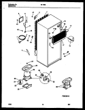 SYSTEM AND AUTOMATIC DEFROST PARTS Diagram and Parts List for 95-1982-00-01  Tappan Refrigerator