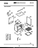 BODY PARTS Diagram and Parts List for GCG34BNW3  Frigidaire Range
