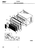 Part Location Diagram of 309611001 Frigidaire FRONT COMPLETE